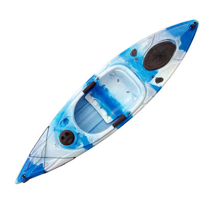 4.5MM Plastic Sea Kayak Canoe Single Person 8 Ft Sit In Fishing Kayak 4.5MM