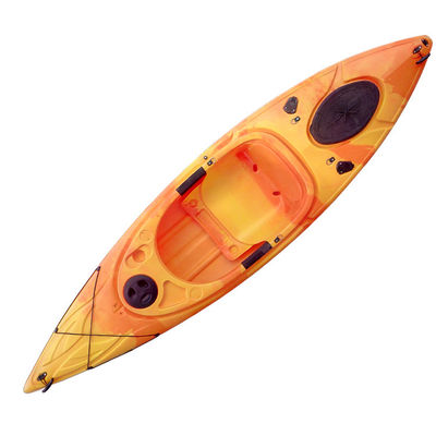 4.5MM Plastic Sea Kayak Canoe Single Person 8 Ft Sit In Fishing Kayak 4.5MM