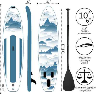 Cheap Water Play Equipment Stand Up Sup Paddle Inflatable Board